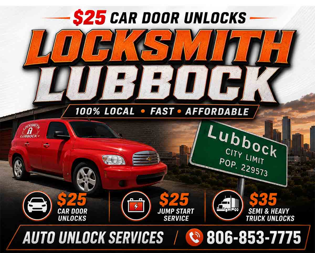 locksmith near me located in Lubbock Texas, cheap locksmith Lubbock, we pop locks